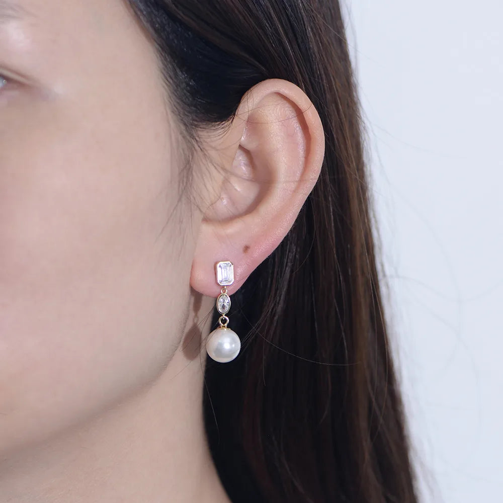 Millie Drop Earrings Sterling Silver