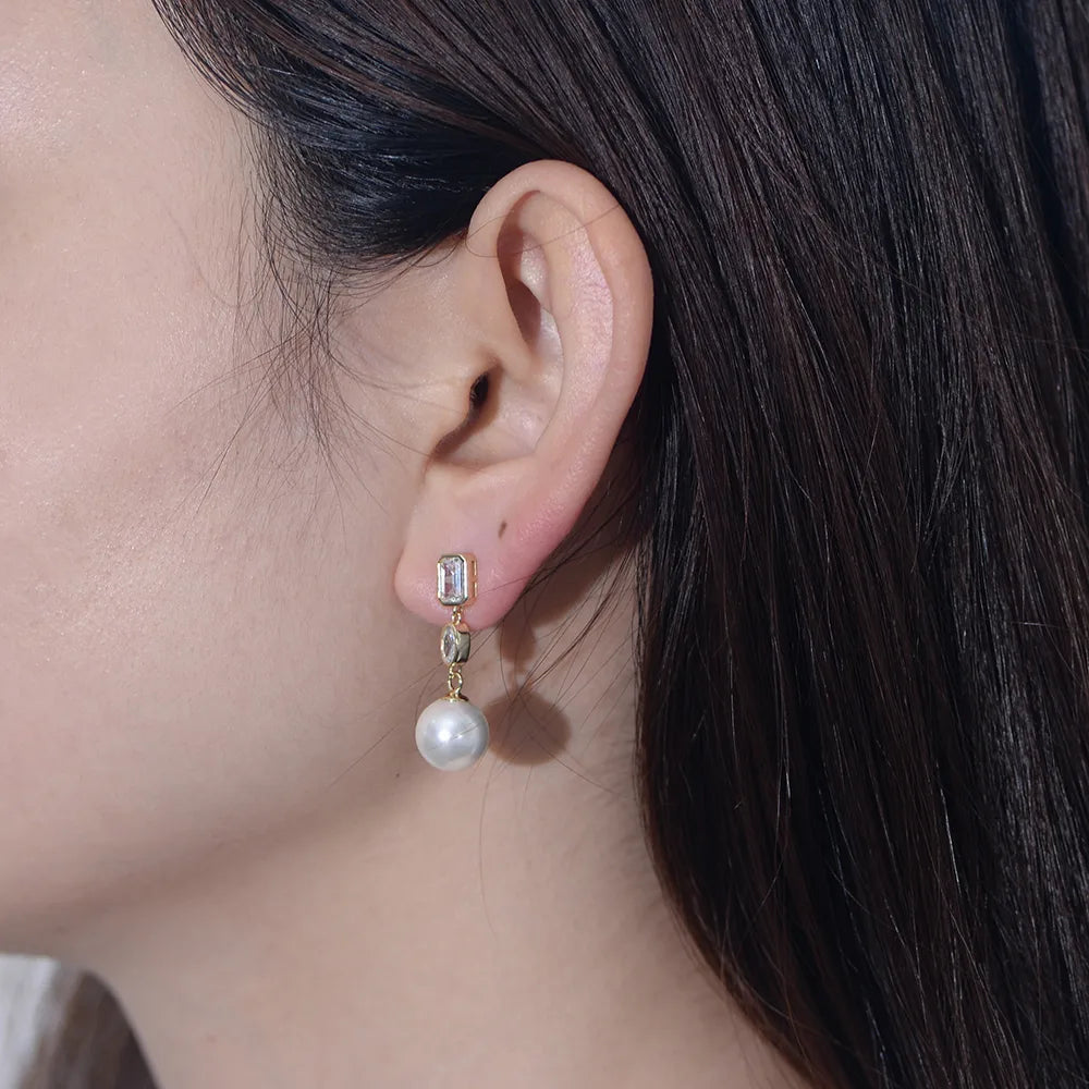 Millie Drop Earrings Sterling Silver