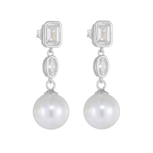 Millie Drop Earrings Sterling Silver