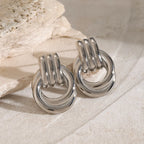 Silver Knot Studs
