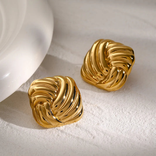 Jodi Stud Earrings - Gold