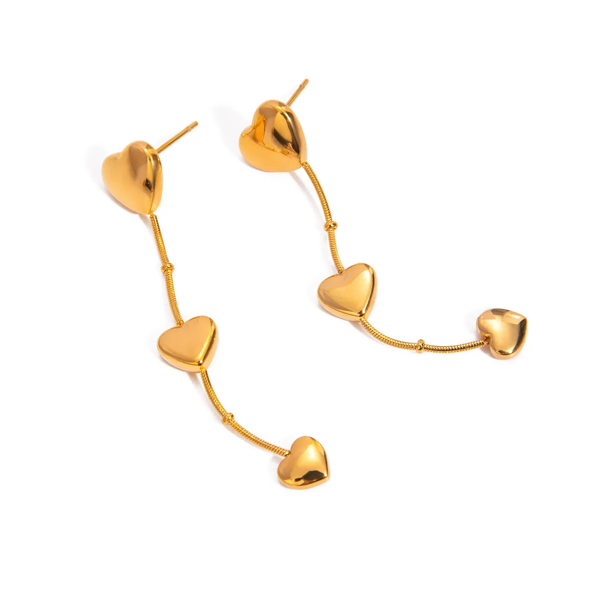 Heart Drop Earrings