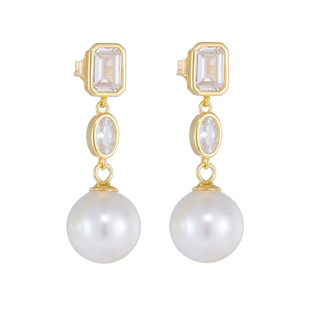 Margo Pearl Drops - Gold