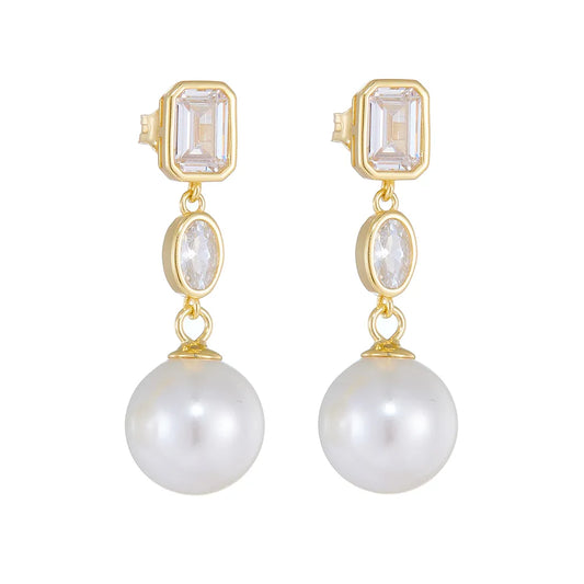 Margo Pearl Drops - Gold