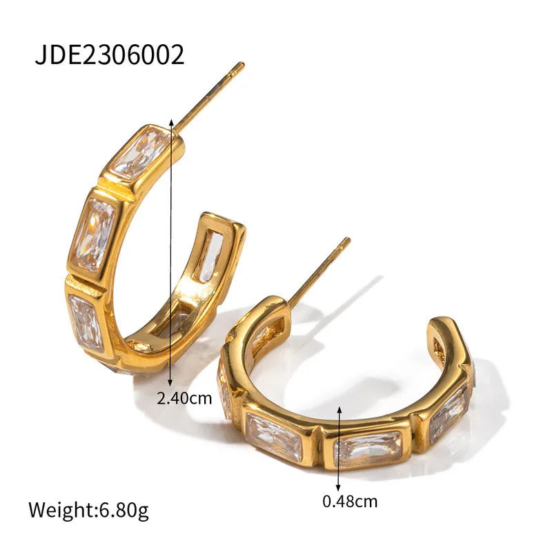 Siri Gold Hoops