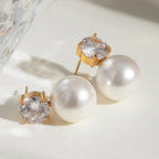 Emma Pearl Stud Earrings