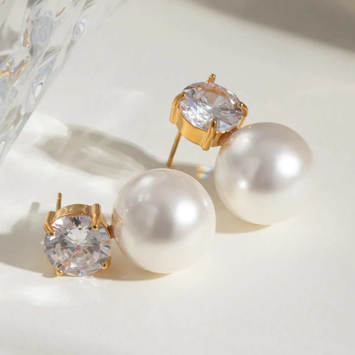 Emma Pearl Stud Earrings