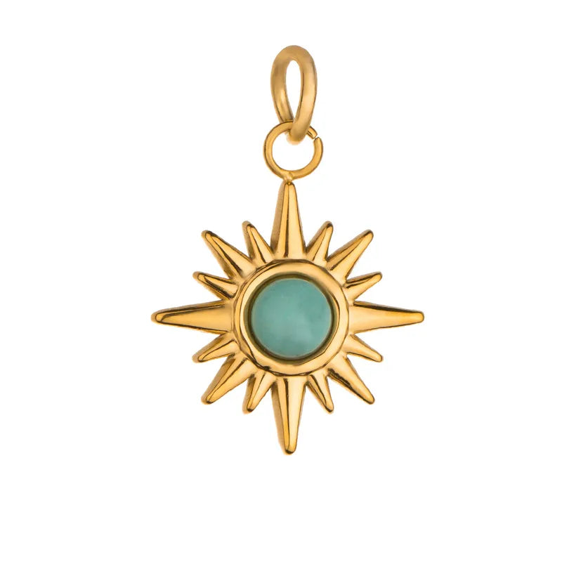 Turquoise Burst Charm