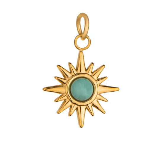 Turquoise Burst Charm