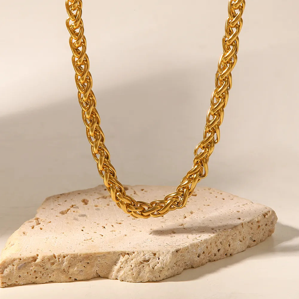 Martha Gold Rope Twist Necklace