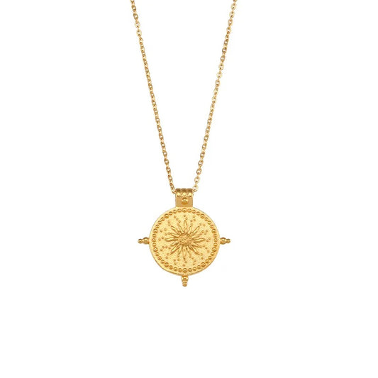 Golden Compass Necklace