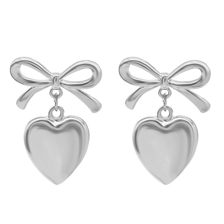 Sara Heart Drop Earrings