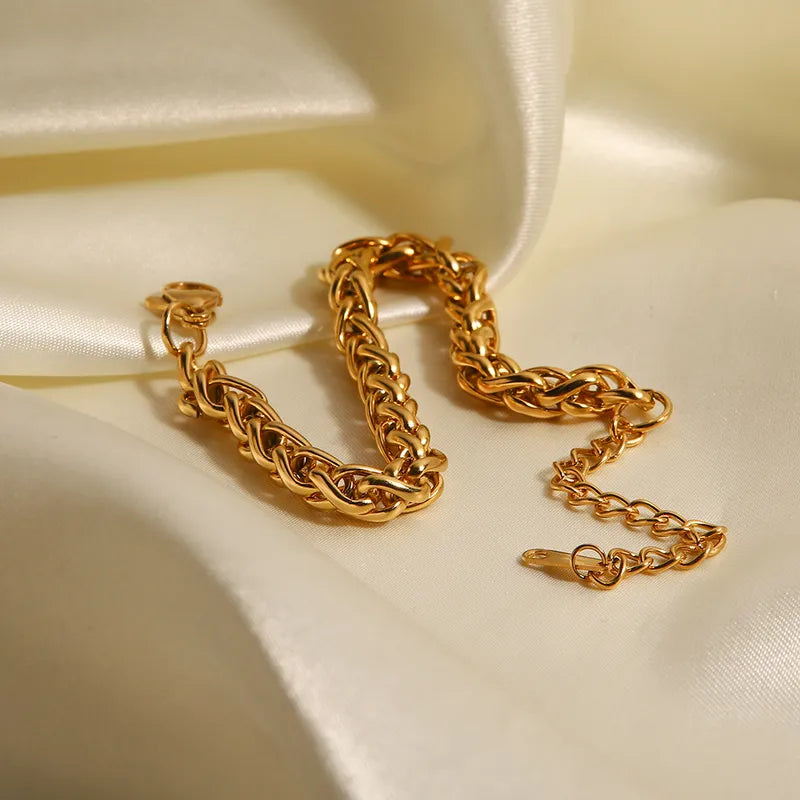 Martha Gold Rope Twist Bracelet