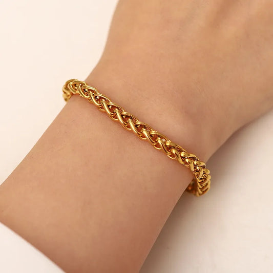 Martha Gold Rope Twist Bracelet