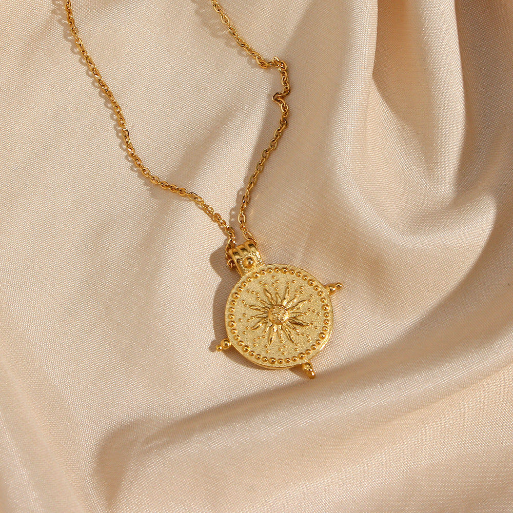 Golden Compass Necklace