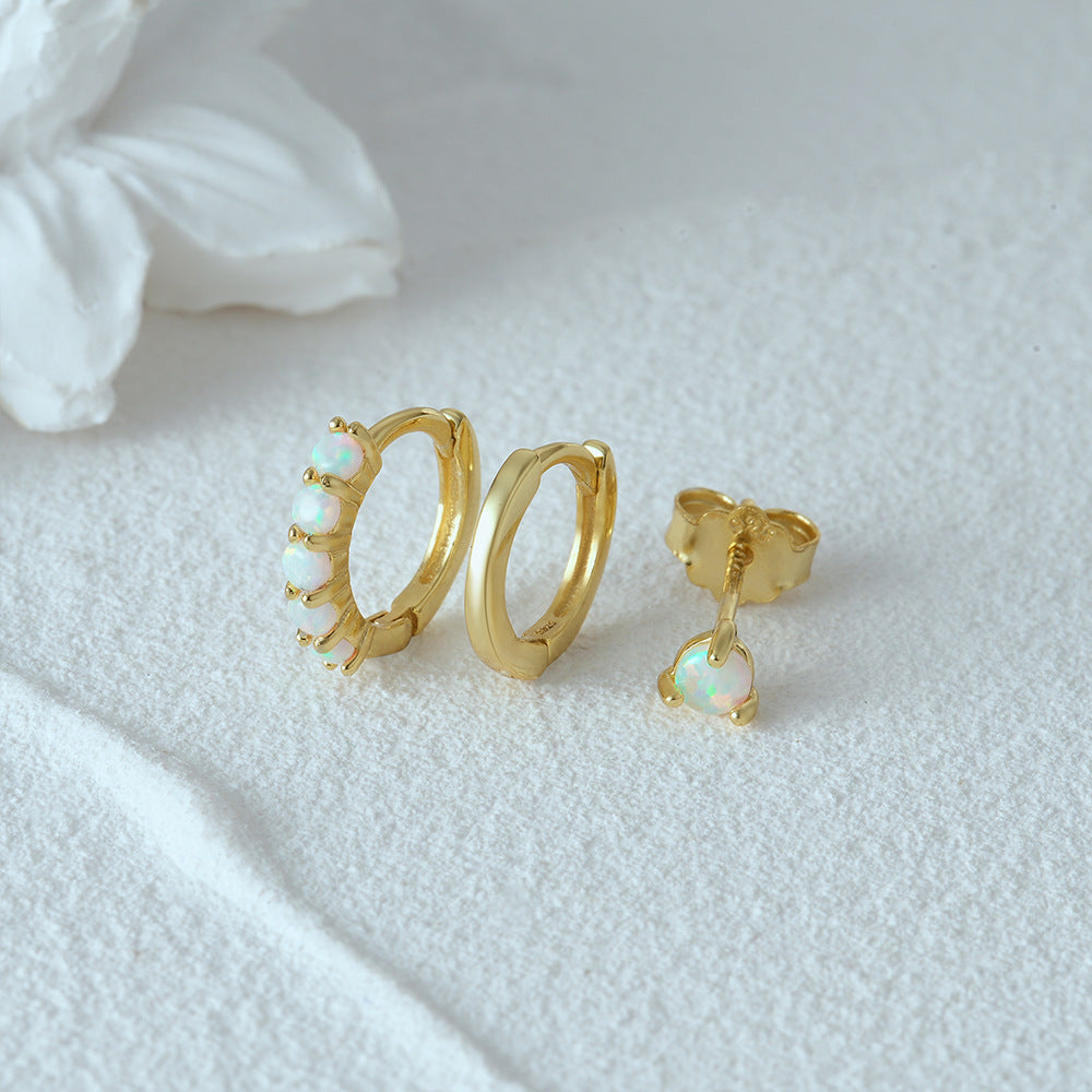 OPAL EAR TRIO GOLD