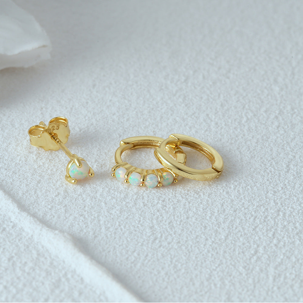 OPAL EAR TRIO GOLD