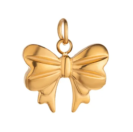 Gold Bow Charm