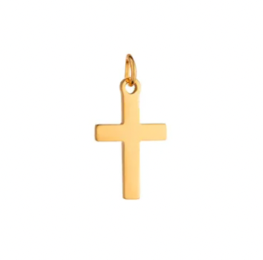 Gold Cross Charm