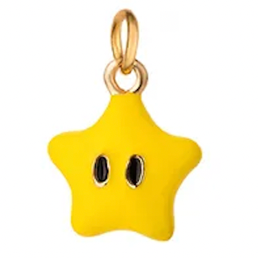 Yellow Star Charm