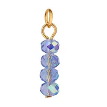 Blue Crystal Charm