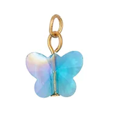 Blue Butterfly Charm