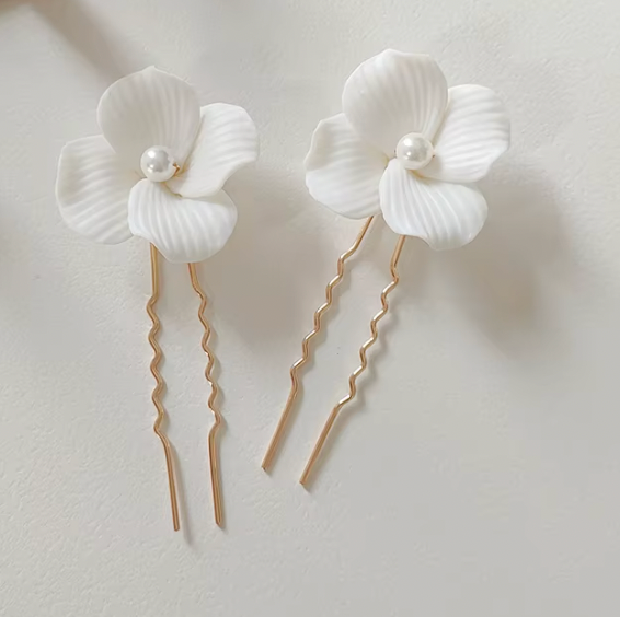 FIORE | FOUR STEM HAIR PINS LARGE