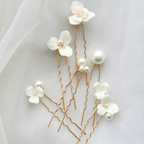 FIORE | PEARL & STEM MIX HAIR PINS