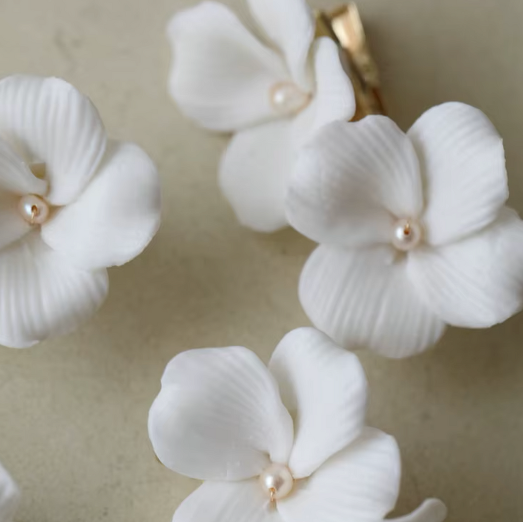 FIORE | CLAY FOUR STEM HAIR CLIP