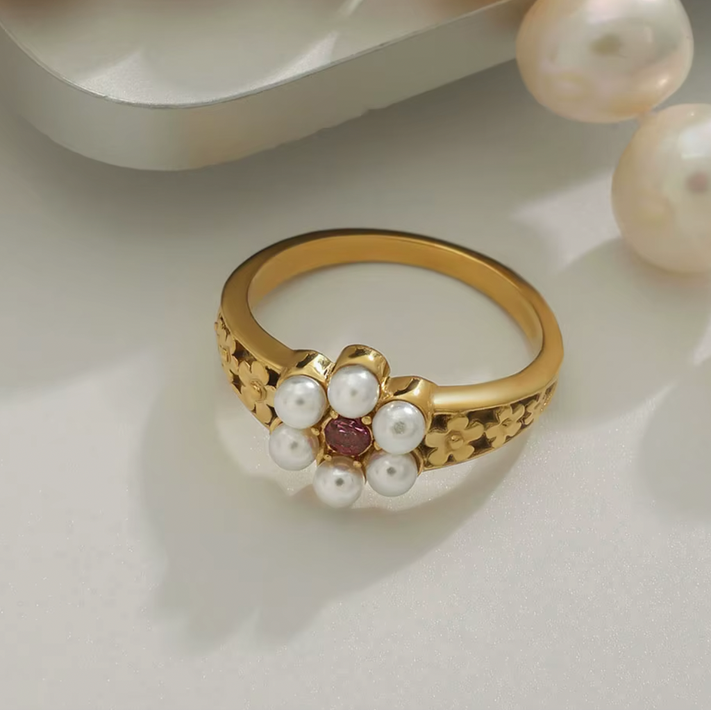 Margot Pink Gem Ring