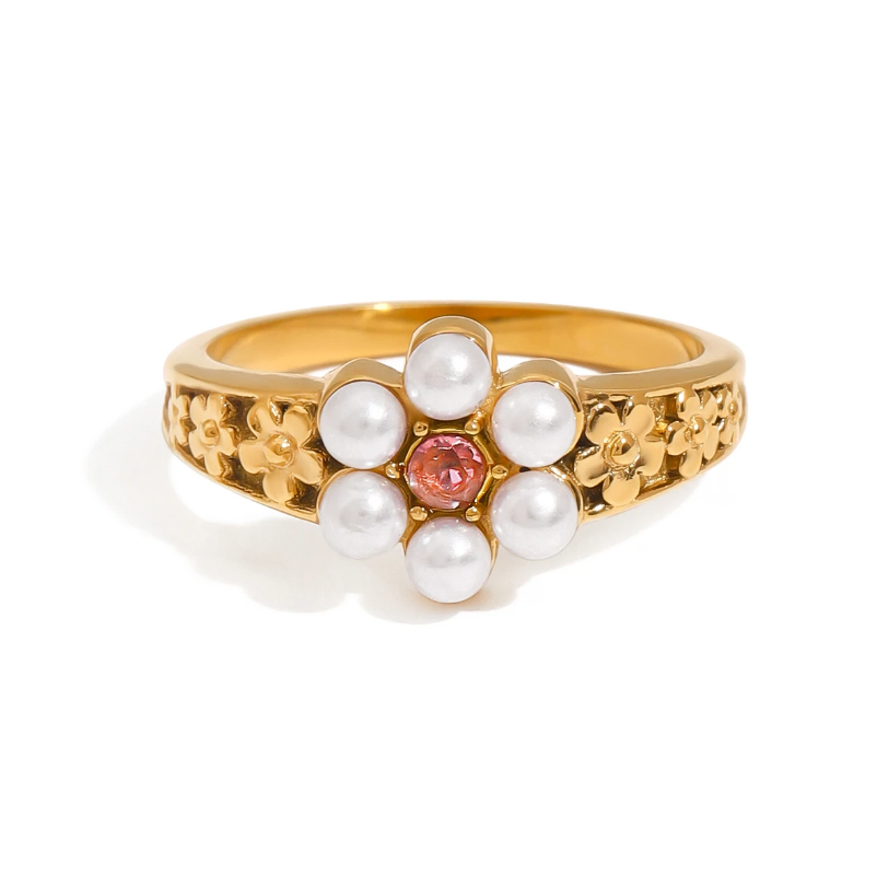Margot Pink Gem Ring