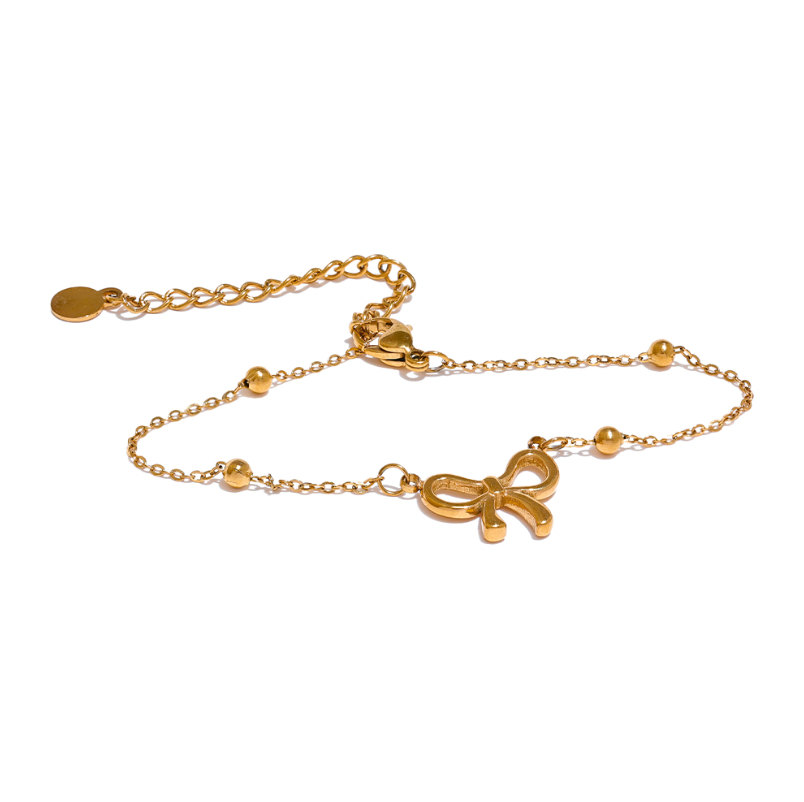 Gold Bow Bracelet
