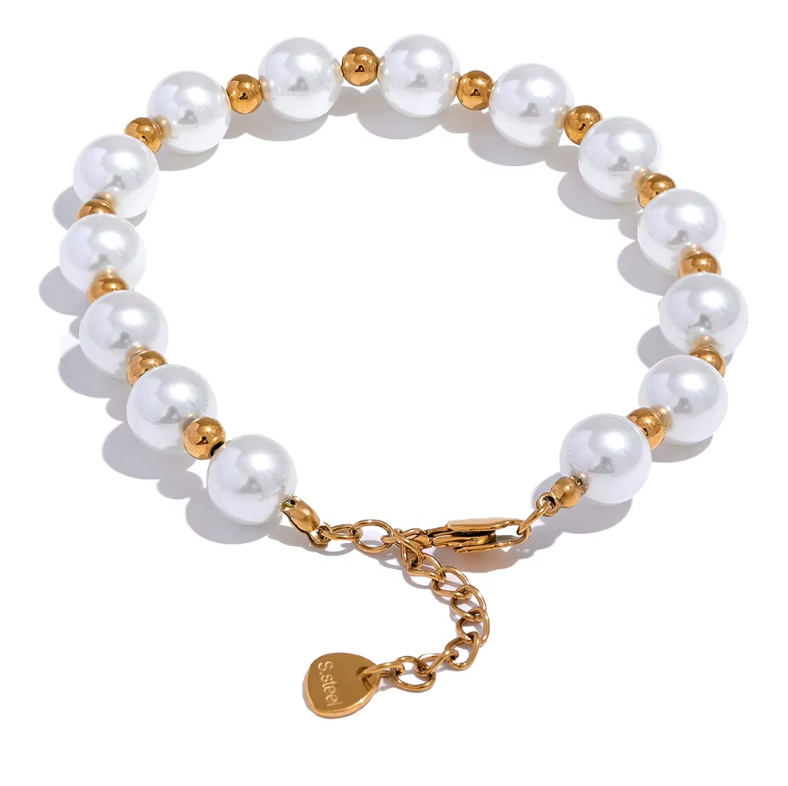 Annie Pearl Bead Bracelet