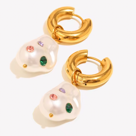 Rachel Pearl Hoops