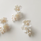 FIORE | CLAY & PEARL EARRINGS