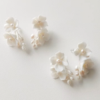 FIORE | CLAY & PEARL EARRINGS