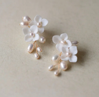FIORE | CLAY & PEARL EARRINGS