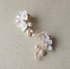 FIORE | CLAY & PEARL EARRINGS