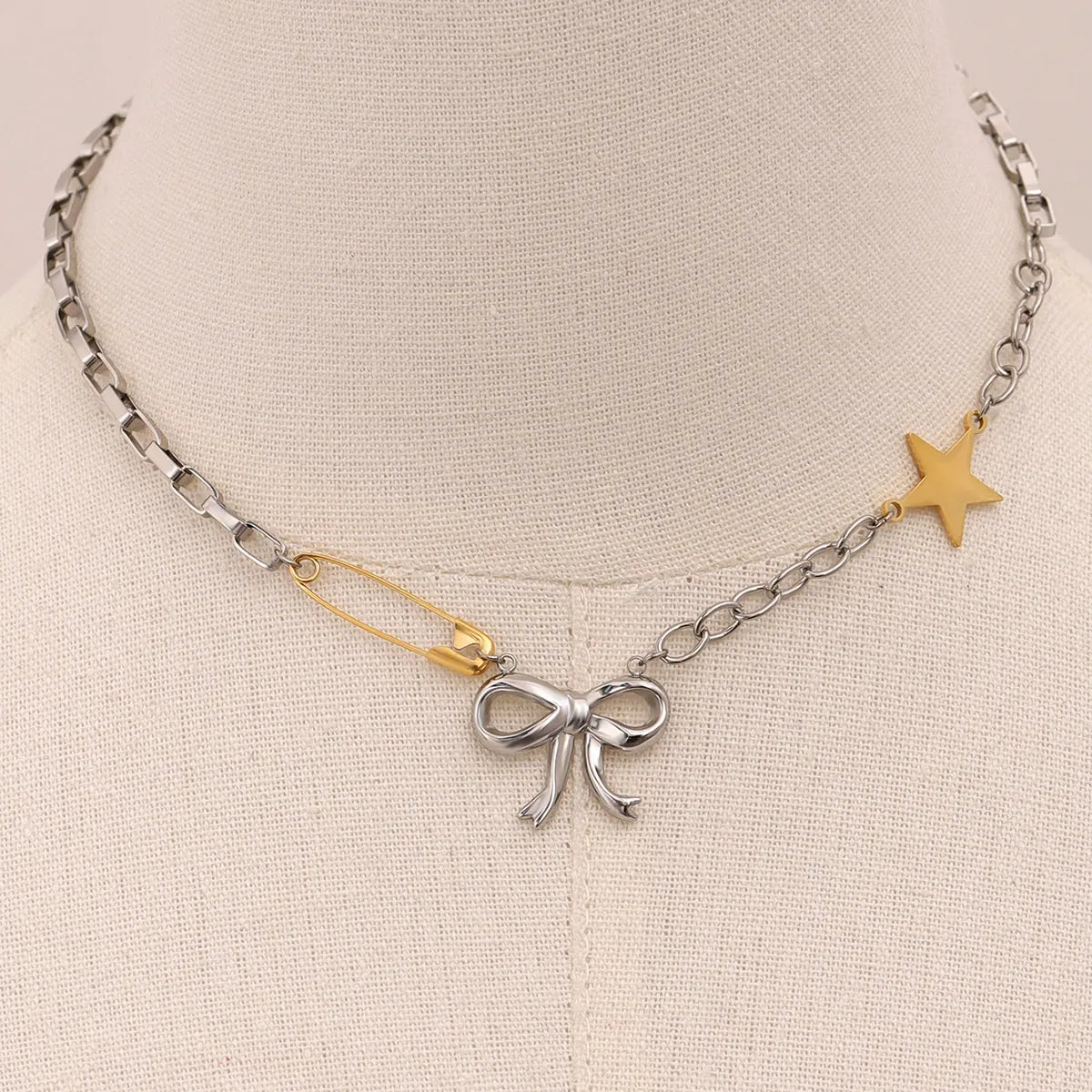 Ozzie Mixed Metal Necklace