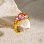 Éire Pink Gemstone Ring