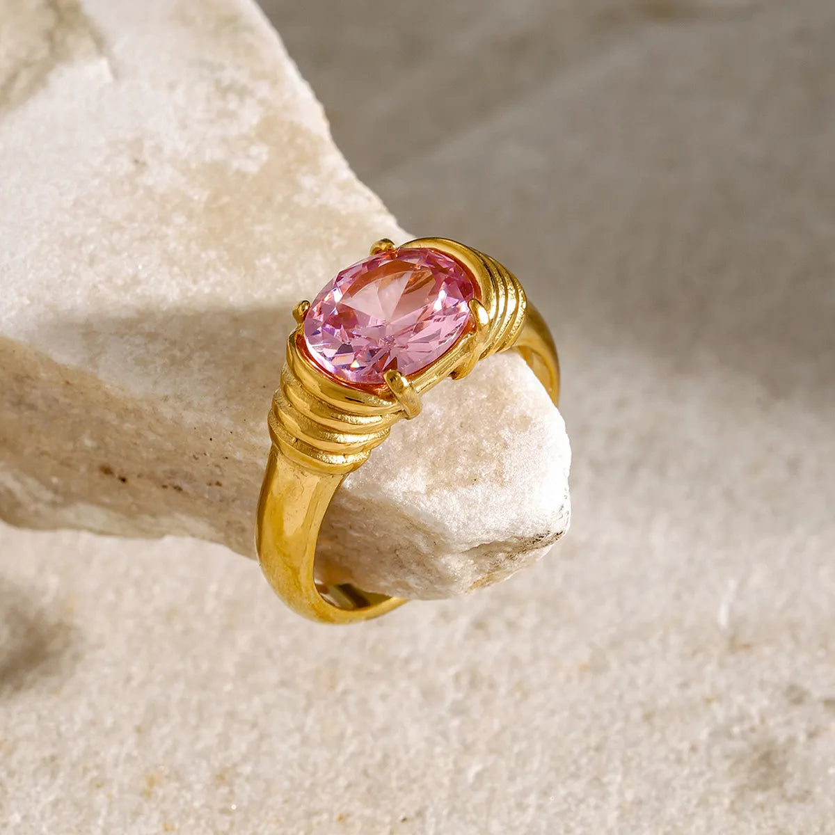 Éire || Pink Gemstone Ring