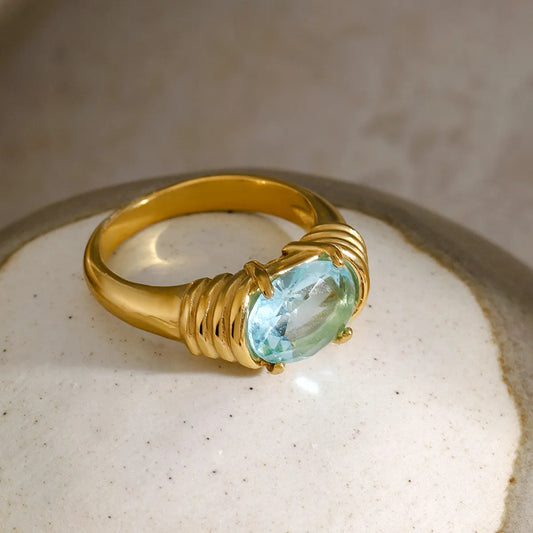 Éire || Blue Gemstone Ring