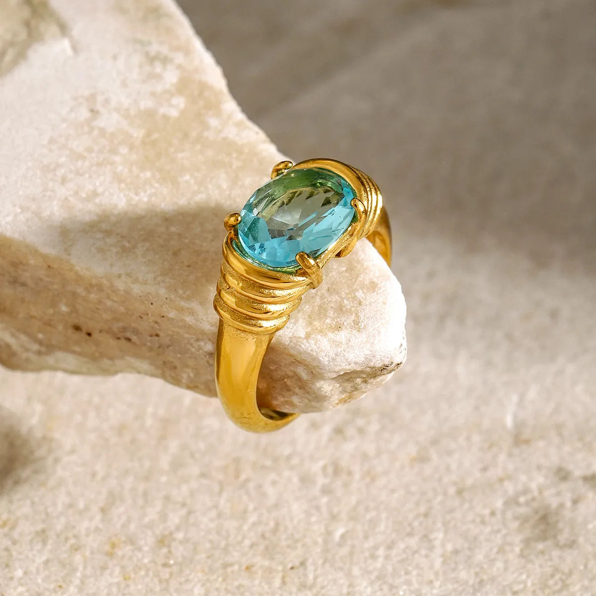 Éire || Blue Gemstone Ring