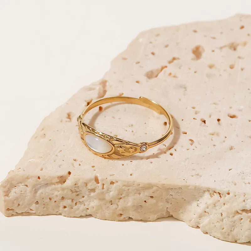 Opal Adjustable Ring