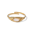 Opal Adjustable Ring