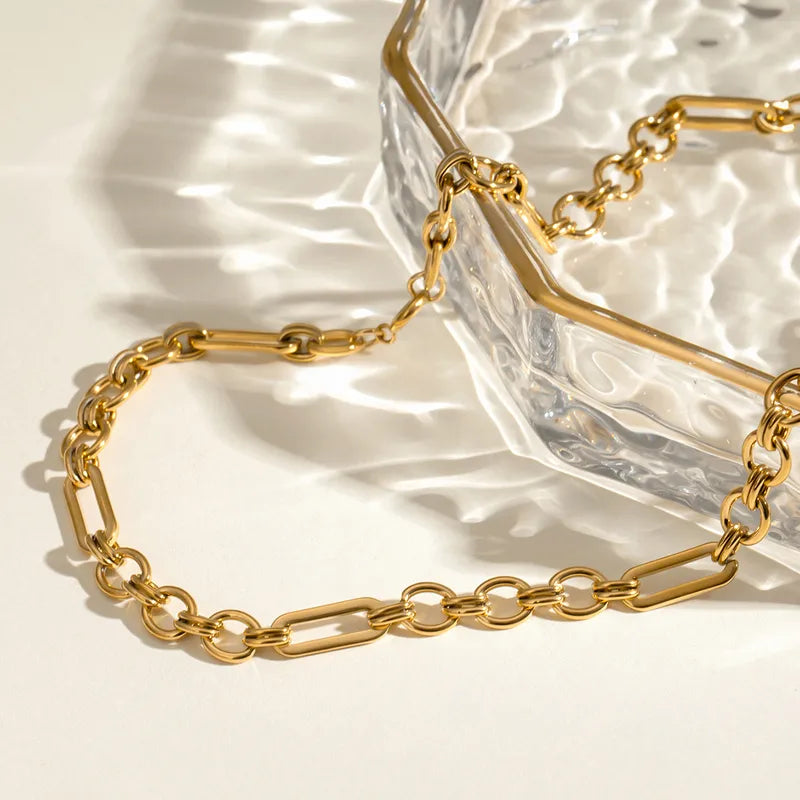 Brooklyn Gold Link Necklace