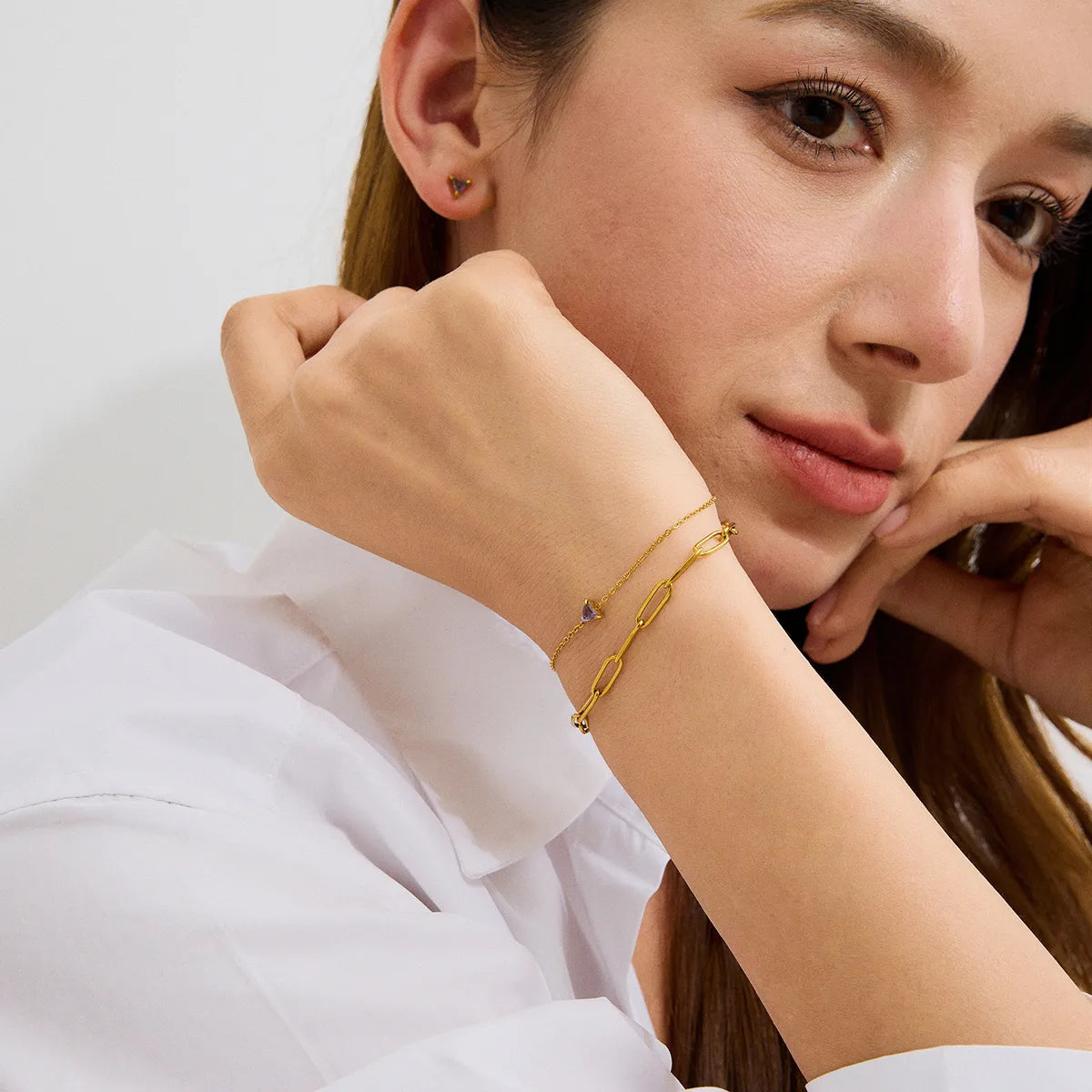 February Bracelet & Earring Gift Set