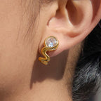 Éclat Wave Studs