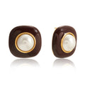 Carrie Chocolate Studs