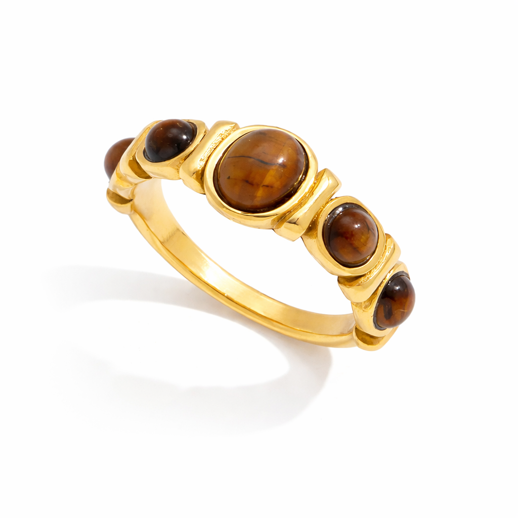 Cleo Tiger Eye Ring